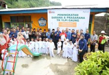 Melanjutkan Aksi Sosial, Apical dan Masyarakat Bangun Lingkungan Pendidikan