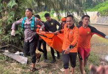 Tim SAR Temukan Jasad Bocah yang Tenggelam di Sungai Ngaso Rohul