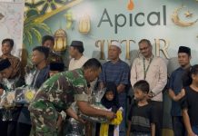 Apical Wujudkan Kebersamaan Lewat Buka Puasa Bersama Anak Yatim di Dumai