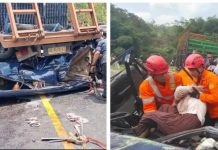 Truk Baja Ringan Mundur Tabrak Mobil, 3 Warga Riau Tewas