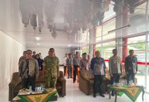 Pemkab Rohil dan Kodim 0321 Hadiri Peresmian 1.061 Koperasi Desa/Kelurahan Merah Putih oleh Presiden RI secara Daring
