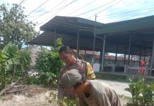 Bhabinkamtibmas Kelurahan Bintan Cek Ketahanan Pangan Bergizi, Dorong Budidaya Cabai di Jalan Pasar Leppin