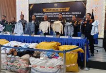 Bea Cukai Gagalkan Penyelundupan Ratusan Koli Pakaian Bekas Senilai Rp3,9 Miliar di Perairan Panipahan